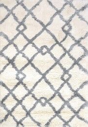 Dynamic Rugs NITRO LUX 6361-190 Ivory and Grey